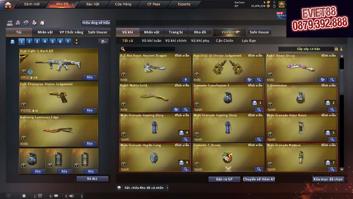 shop acc cf uy tin gia re